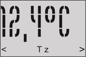 5.1.2. Ekran menu uproszczonego 2 [Tz] aktualna wartość temperatury odczytywanej z czujnika zewnętrznego 5.1.3.