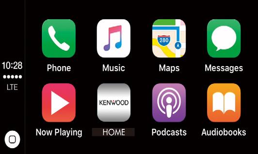 Aplikacje Android Auto /Apple CarPlay/Mirroring ÑÑPrzyciski obsługi i dostępne aplikacje na ekranie głównym CarPlay Można korzystać z aplikacji z podłączonego iphone a.
