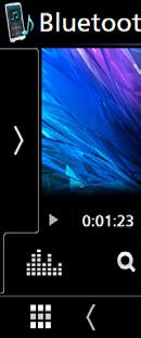 Sterowanie Bluetooth 4 Panel funkcji Dotknąć lewej strony ekranu, aby wyświetlić panel funkcji. Dotknąć ponownie, aby zamknąć panel.