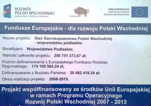 na szafach i budynkach z lokalizacją węzłów