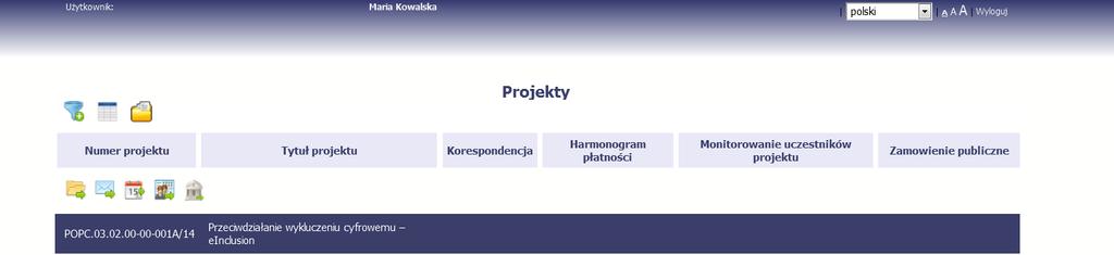 Jeżeli wszystkie dane uzupełniłeś/aś prawidłowo, zalogujesz się do systemu i będziesz mógł/arozpocząć pracę. 2.