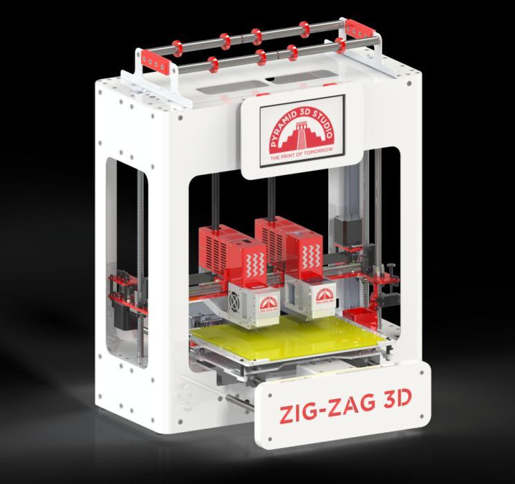 Seria Zig-Zag 3D DIY Lite Seria drukarek z możliwością samodzielnego złożenia.