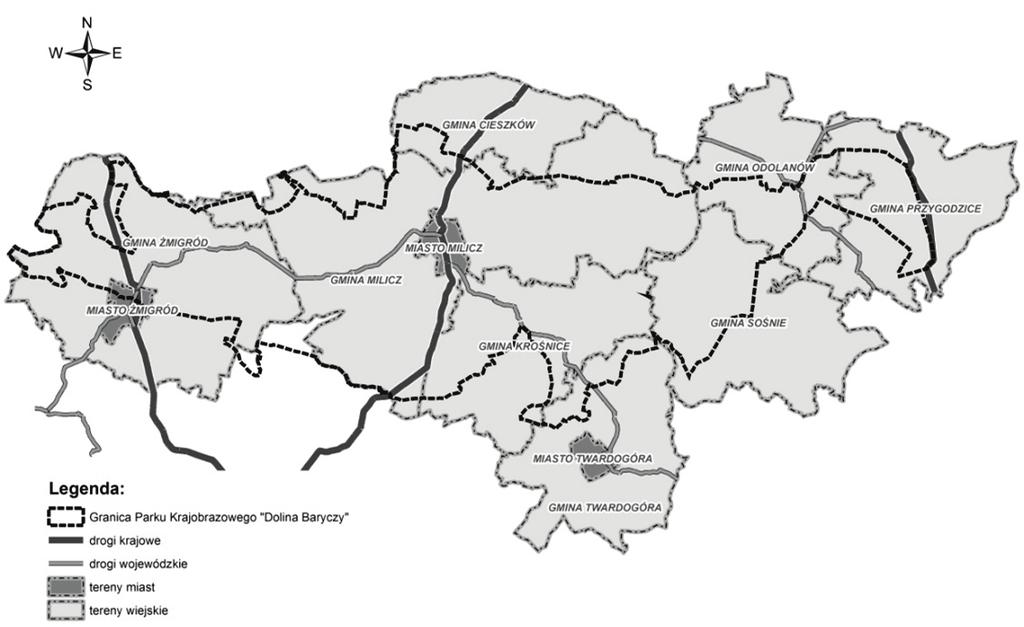 Wybrane aspekty jakości życia w opinii mieszkańców Parku Krajobrazowego... 197 śląskiego i trzech z woj. wielkopolskiego.