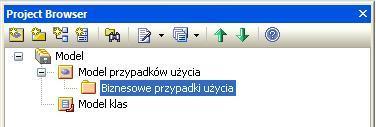 6 DODAWANIE FOLDERU DO MODELU Mając zaznaczoną kursorem ikonkę danego modelu, w którym chcemy umieścić nowy folder klikamy w ikonkę (2) (rys.