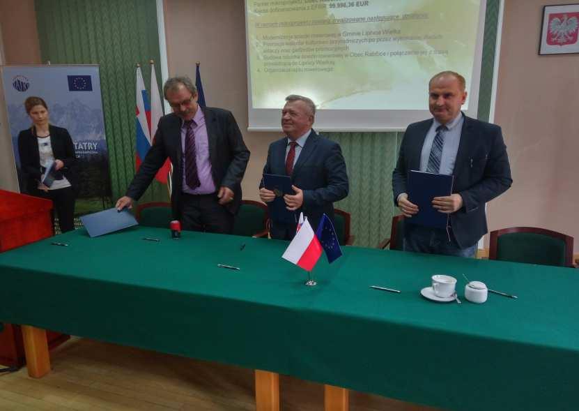 za pośrednictwem Euroregionu Tatry w ramach Programu Współpracy Transgranicznej Interreg V-A Polska