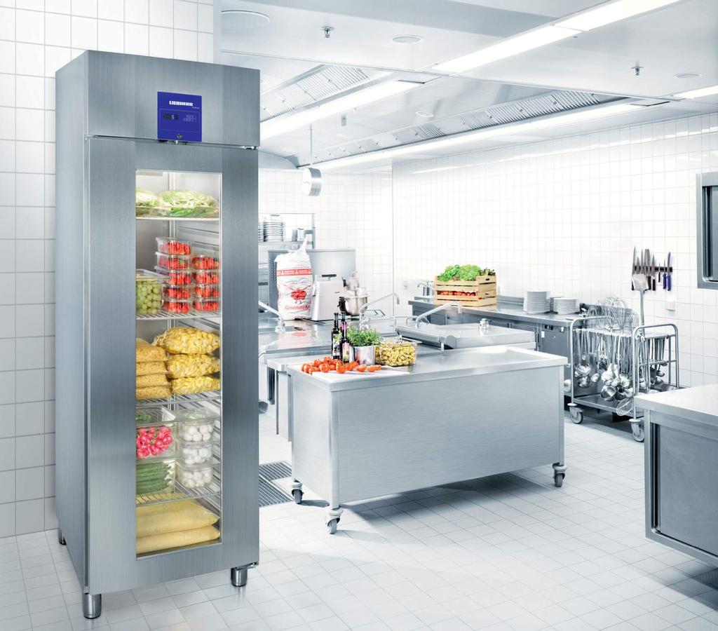 Chłodziarki Profesjonalne urządzenia do zastosowań przemysłowych Chłodzenie Wszędzie tam gdzie liczy się świeżość produktów spożywczych, chłodziarki muszą sprostać wysokim wymaganiom.