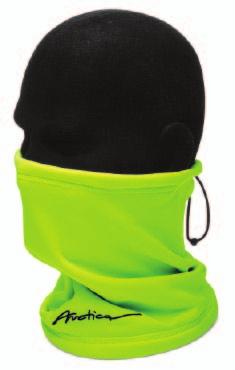 Jest świetną alternatywą dla czapki lub szalika. Komin pełni funkcję ochronną przed wiatrem, zimnem, piaskiem czy kurzem.