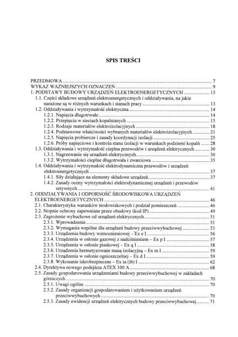 11 Przykład 2. Spis treści w podręczniku Źródło: Gawor P.: Urządzenia elektroenergetyczne w górnictwie. Wydawnictwo Politechniki Śląskiej, Gliwice 2011. 2.4.