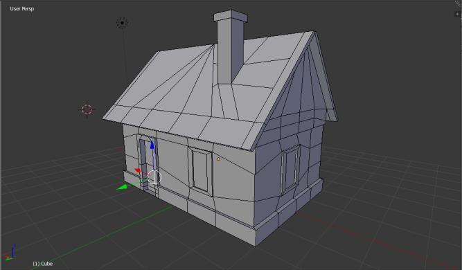 Grafika Komputerowa - materiały laboratoryjne Laboratorium X Blender: tworzenie obiektu prostego domku na potrzeby projektu Lublina z XVIII wieku realizowanego przez koło grafiki komputerowej (część