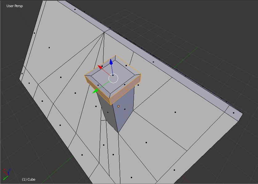 15.Dodanie dekoracji komina operacjami Extrude i Scale 6.Drzwi i okna (część II).