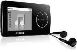 Transfer 4 Enjoy Odtwarzacz Słuchawki Kabel USB Przewodni szybkiego startu Płyta CD z menedżerem urządzeń Philips,