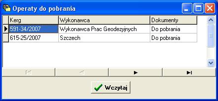 5.5. Import operatów Po zakończeniu wykonywania pracy geodezyjnej, Wykonawca może przesłać do ODGiK wszelkie dokumenty wchodzące w skład operatu w formie zeskanowanej, jako sformatowany dokument bądź