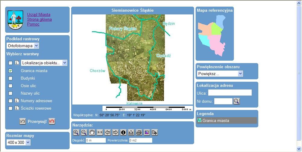 Od tego momentu możliwe jest wykorzystywanie serwisu www.polskiemiasta.pl do zaznaczania zakresu pracy geodezyjnej.