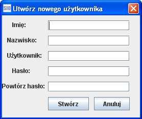 Po stworzeniu nowego uŝytkownika opcja ta stanie się dostępna, - opcja Zmień hasło umoŝliwia zmianę obecnego hasła do logowania na inne, - opcja Nowe hasło uŝytkownika daje prawo administratorowi do