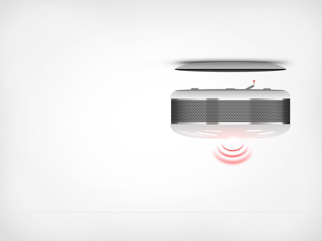 Ochrona antysabota owa Ka dy z czujników FIBARO Smoke Sensora wyposa ony zosta³ w zabezpieczenia antysabota owe.
