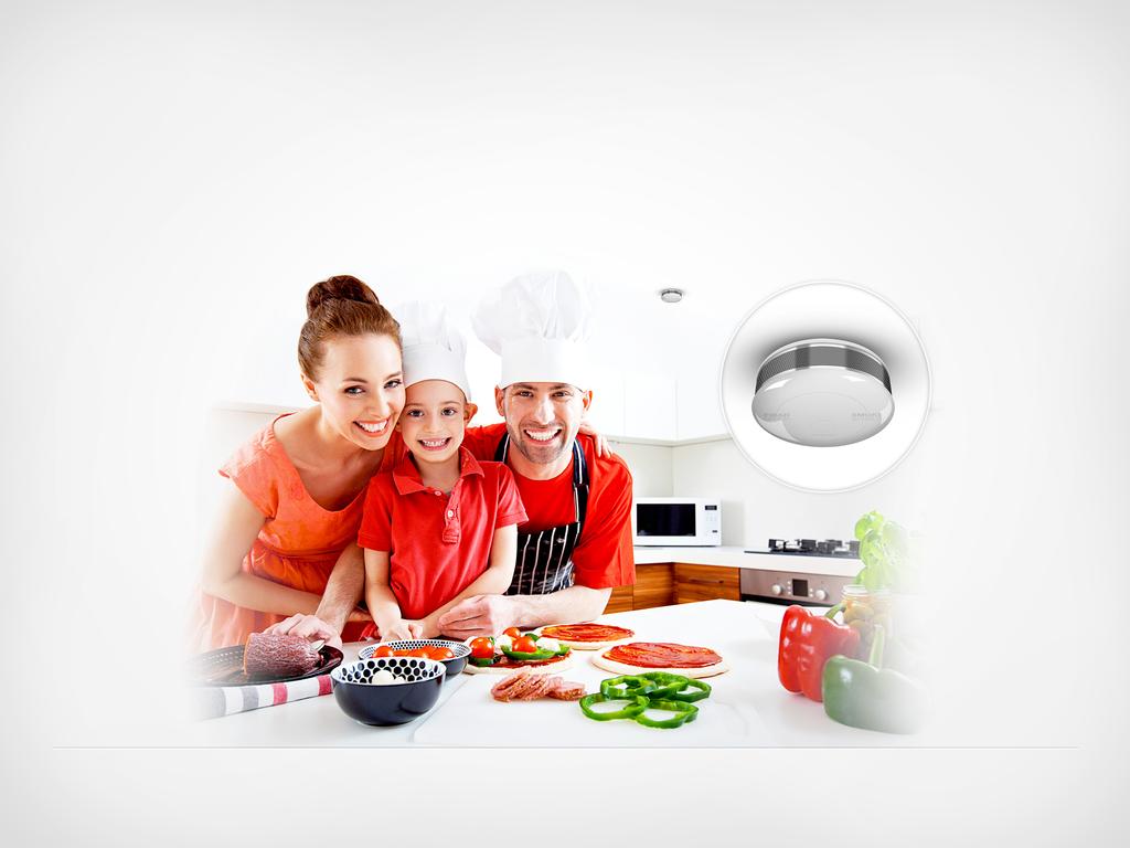 Ty gotujesz, ja pilnujê bezpieczeñstwa FIBARO Smoke Sensor to obowi¹zkowy gośæ Twojej kuchni.