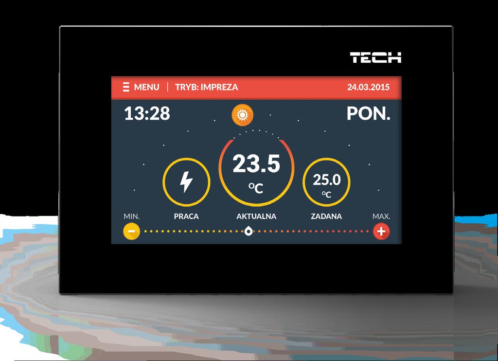 MHz Obciążalnść styku beznapięciweg w zasilaczu 1A / 230 V / AC Dkładnść pmiaru temp.