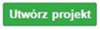 Zakładka PROJEKTY Ta zakładka służy do tworzenia projektów z przygotowanych wcześniej wniosków o dofinansowanie w zakładce Wnioski, przesłania projektu on-line do Instytucji Zarządzającej,