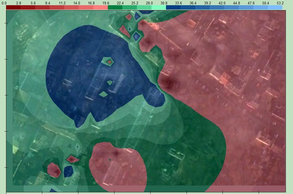 Strona 61 Rysunek 4 61 SNR dla sieci 5 GHz Gim. Nr 1 / LO. 4.22 Miejski Ośrodek Kultury (3) 4.22.1 Ogólna idea rozwiązania Na budynku Miejskiego Ośrodka Kultury zostaną zainstalowane 2 punkty dostępowe.