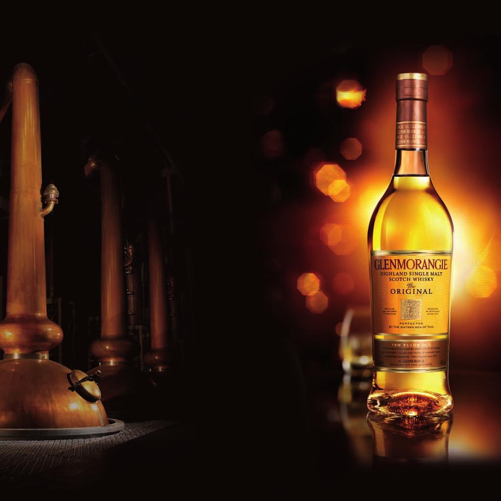 Tworzona z genialną przesadą Dwie rzeczy decydują o finezji, bogactwie smaku 10-letniej Glenmorangie The Original.