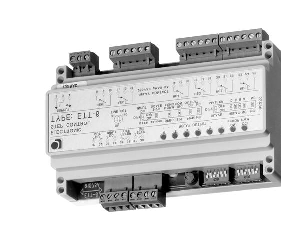 Regulator wielostopniowy ETT-6 12 Charakterystyka - 6 przekaźników wyjściowych, 6A/250VAC -Do 12 wyjść z funkcją