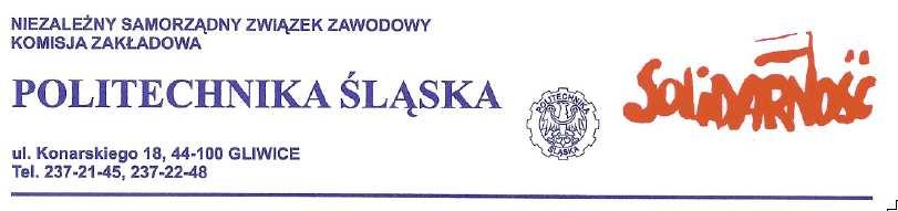 Gliwice, 2010-02-25 Opinia KZ NSZZ SOLIDARNOŚĆ Politechniki Śląskiej do Strategii rozwoju szkolnictwa wyższego: 2010-2020 opracowanej przez FRP i KRASP 1) Przedstawiona propozycja Zapewnienie wpływu