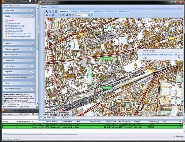 Nawigacja i pozycjonowanie - ratownictwo i służby porządkowe Uniwersalny Moduł Mapowy to zestaw narzędzi aplikacyjnych