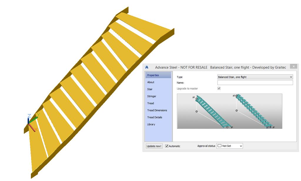 Stair & Railing Designer 2018 Nowości Kompatybilność z Autodesk Advance Steel 2018 Wersja 2018 programu Advance