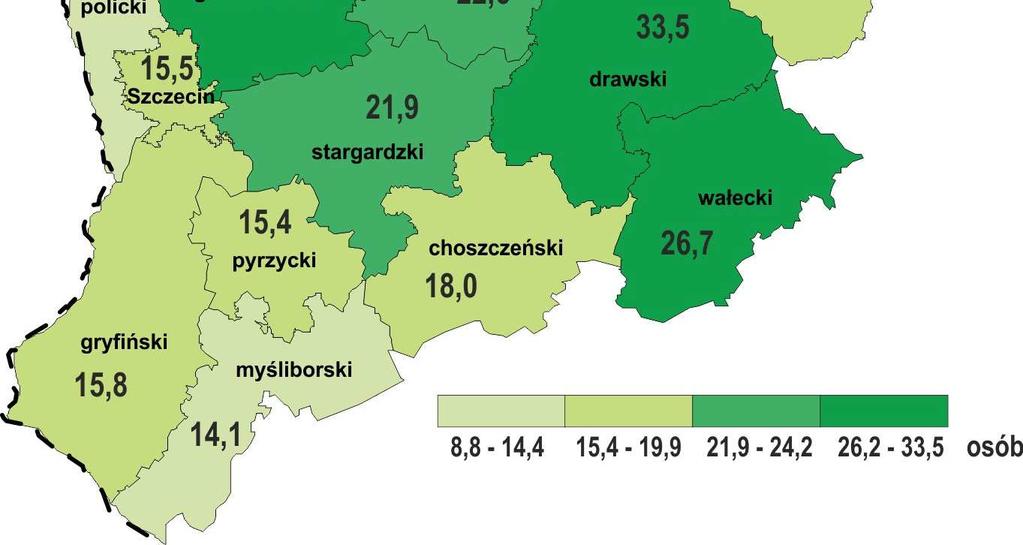 niepełnosprawnych w wieku 0-14 lat na