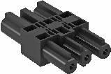 Adaptor conectare drept, GST18i 28 13 VB-G GST18i3p negru bucată 10 kg/100 buc.