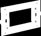 5x 1 2,350 6119 95 5 Sisteme Modul 45, soluţii de montaj aparate pentru sub şi pe tencuială Placă suport pentru montarea aparatelor Modul 45 până la o lăţime a modulului 1,5 = 67,5, pentru montajul