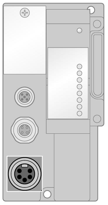 Pin configuration and supply concept CANopen (Master/Slave) The CoDeSys programmable gateways can also be operated as CANopen master or as CANopen slave.