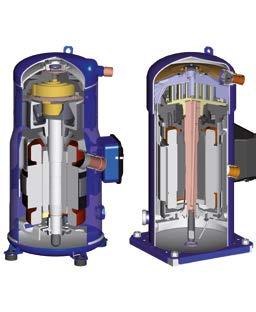 SH / SM / SZ - Seria S, Sprężarki spiralne Dzięki połączeniu szczegółowego zrozumienia potrzeb klientów oraz ciągłego inwestowania w technologię urządzeń firma Danfoss może zaoferować serię S, która