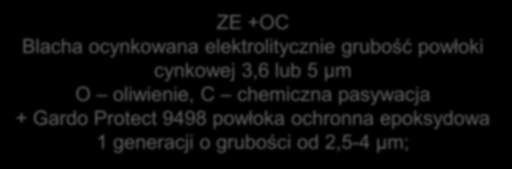 ZE 50/50 AO powłoka cynkowa elektrolityczna, 0,10 0,50 1,10 0,025 0,025 0,09 0,15 0,015