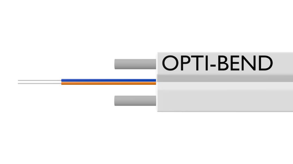 włókien: niebieski, pomaraoczowy Budowa kabla OPTI-BEND-F 2xG.