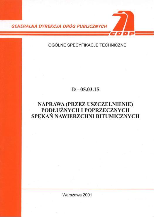 i realizacji robót Materiały Sprzęt