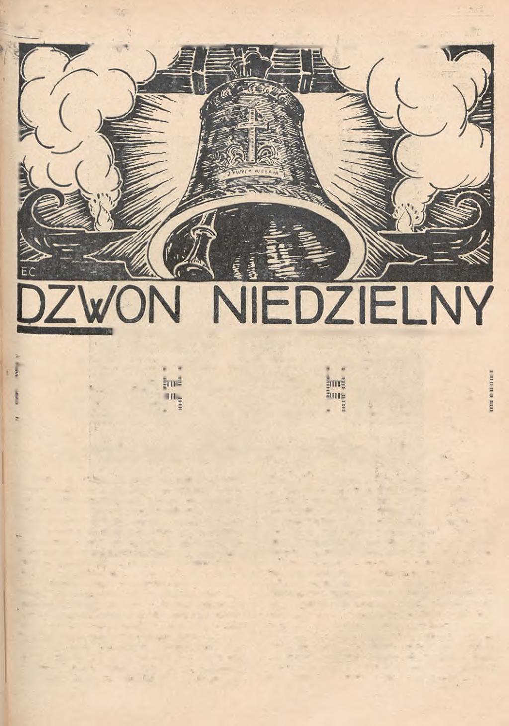 Należytość pocztowa opłacona ryczałtem. k: Nr. 18. Kraków, 3. maja 1925. Rok I. ILUSTROWANY TYGODNIK KATOLICKI.