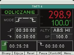 alarmu czas do wyłączenia alarmu wartość mierzona wartość zadana alarmu timera typ