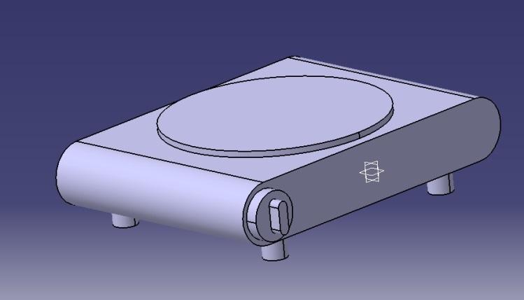 1 Model wykonany w programie Catia Rys.