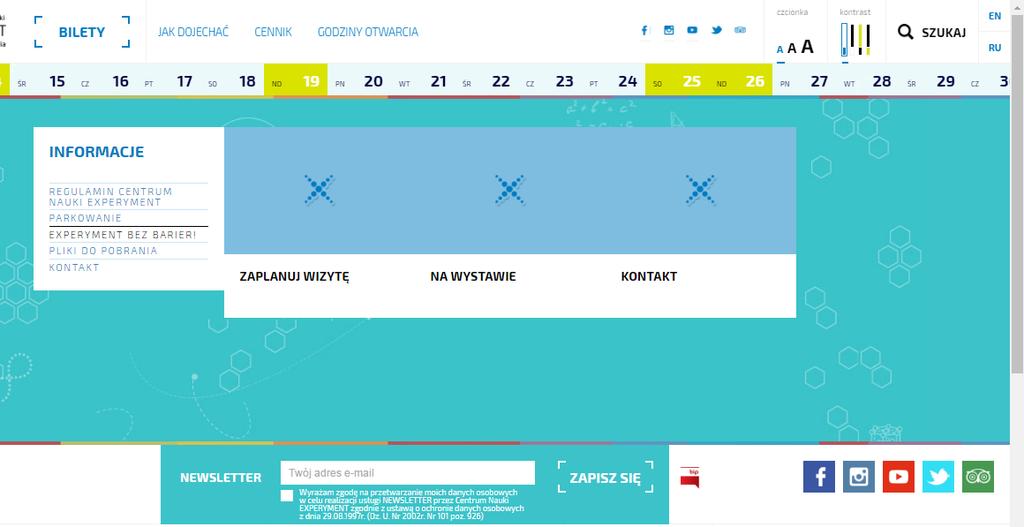 PRZED WIZYTĄ: STRONA WWW dodatkowe informacje dla osób z