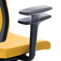 2D z regulowaną przód-tył nakładką PU lub PP 2D adjustable armrest with back-forward