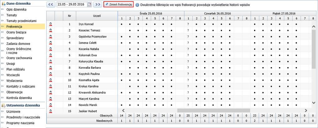 UONET+. Prowadzenie dziennika oddziału przez wychowawcę 6/14 3. W oknie Edycja lekcji kliknij przycisk Dalej. 4. W oknie Edytowanie tematu lekcji wprowadź nowy temat i kliknij przycisk Zapisz.