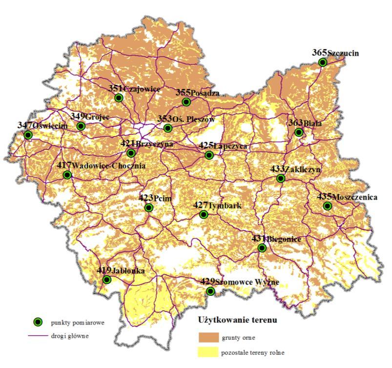 Analizę jakości gleb wykonano w oparciu o opracowanie pod tytułem Raport z III etapu realizacji zamówienia Monitoring chemizmu gleb ornych w Polsce w latach 2015-2017 12. Mapa 9.