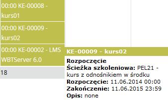 Zarządzanie treścią Rysunek 48 Przykładowe wydarzenia umieszone w kalendarzu 4 Zarządzanie treścią Po zalogowaniu się do systemu, użytkownik przekierowany jest automatycznie do modułu Administracja.