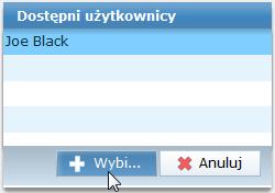 1 Lista uczestników spotkania Prowadzący ma możliwość zapraszania uczestników do prowadzonego przez niego spotkania.