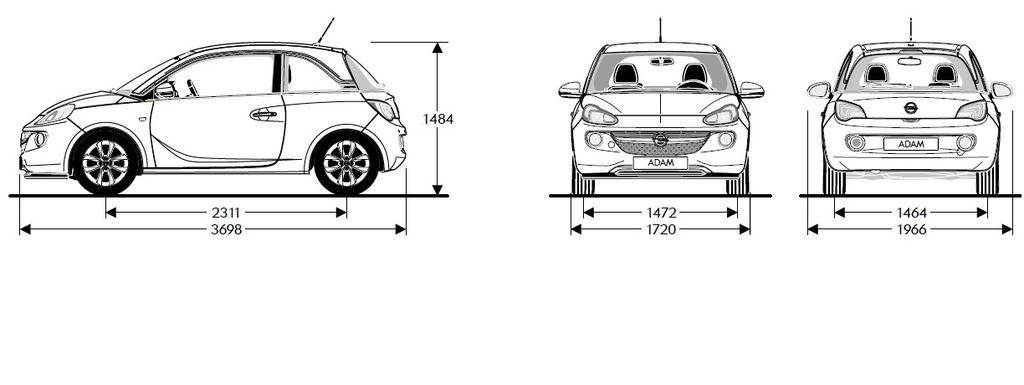 Dane techniczne silników 1.2 ECOTEC 1.4 ECOTEC 1.