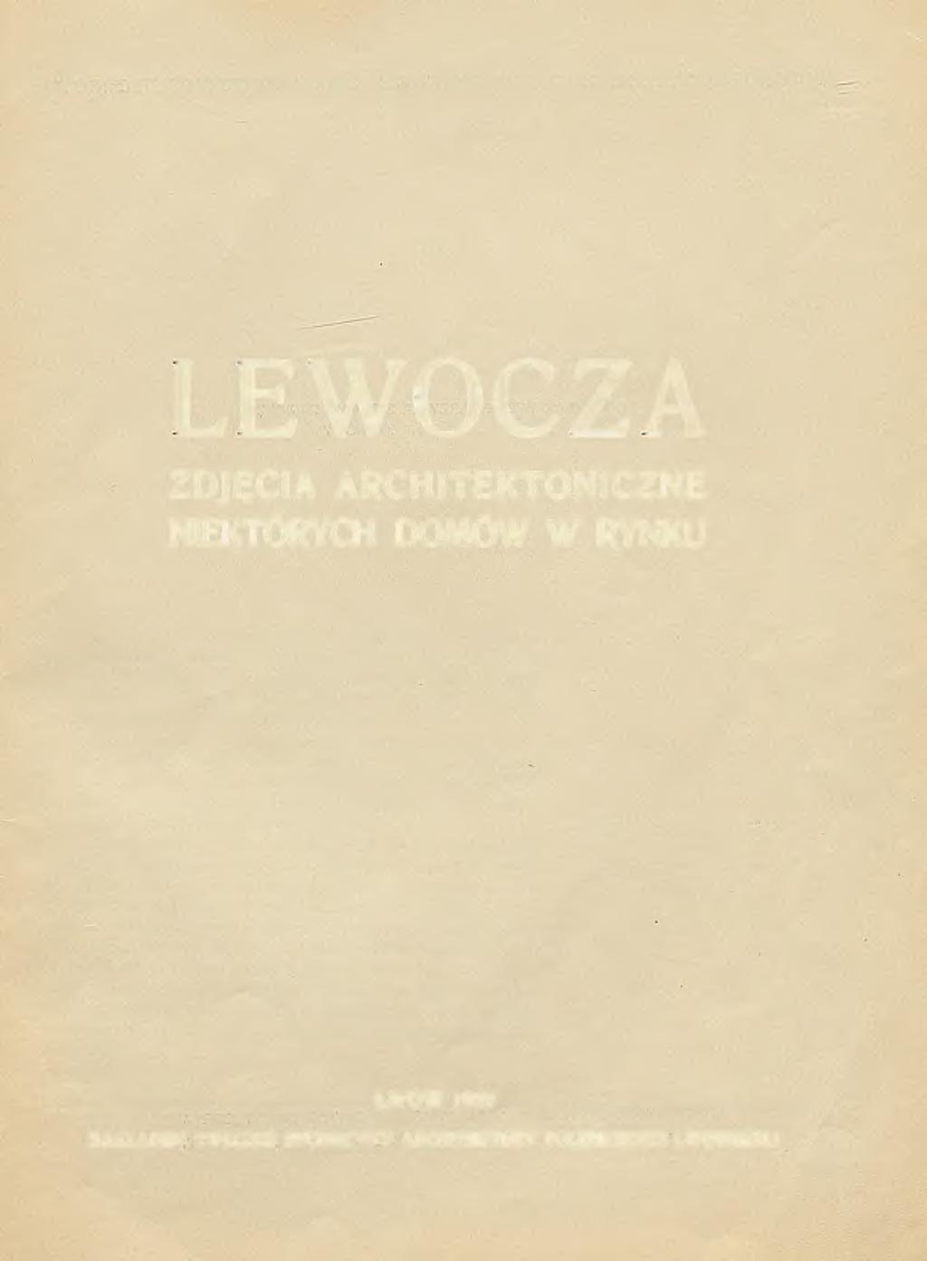 LEWOCZA ZDJĘCIA ARCHITEKTONICZNE