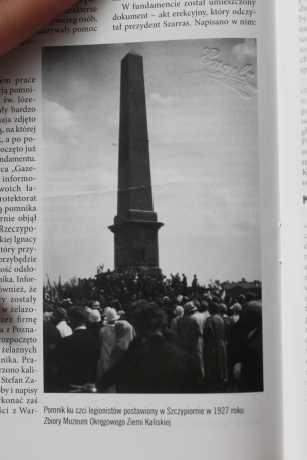 Na dziesięciolecie internowania legionistów w Szczypiornie podczas odbywającego się w Kaliszu szóstego Walnego Zjazdu Legionistów 6.XIII.1927r.