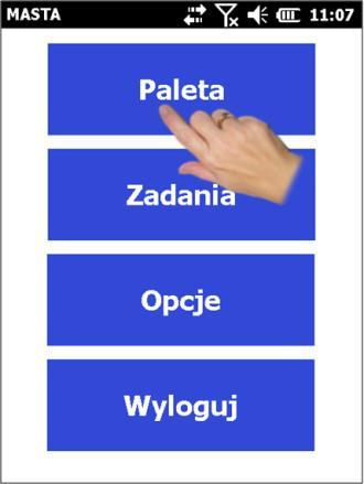 DZIAŁANIA STARTOWE Zasada synchronizacji terminala z serwerem Aplikacja mobilna przygotowana została do pracy w trybie offline, co pozwala na pracę magazynierów bez przerw w sytuacji, gdyby została