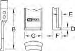 Haki ściągacza Dla 2- i 3-ramiennego ściągacza hydraulicznego Płaski cylinder hydrauliczny Bezproblemowo działający dzięki sprężynie powrotnej Maksymalna siła docisku przy niewielkim nakładzie siły